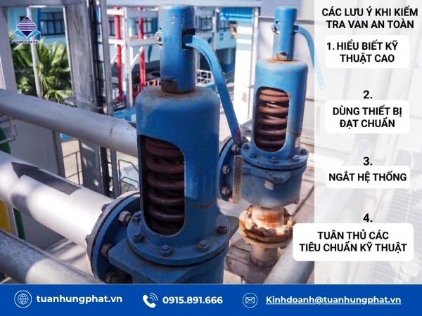 Cách kiểm tra van an toàn
