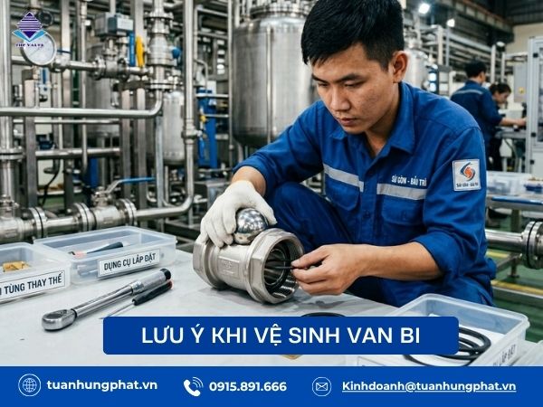 Cách vệ sinh van bi