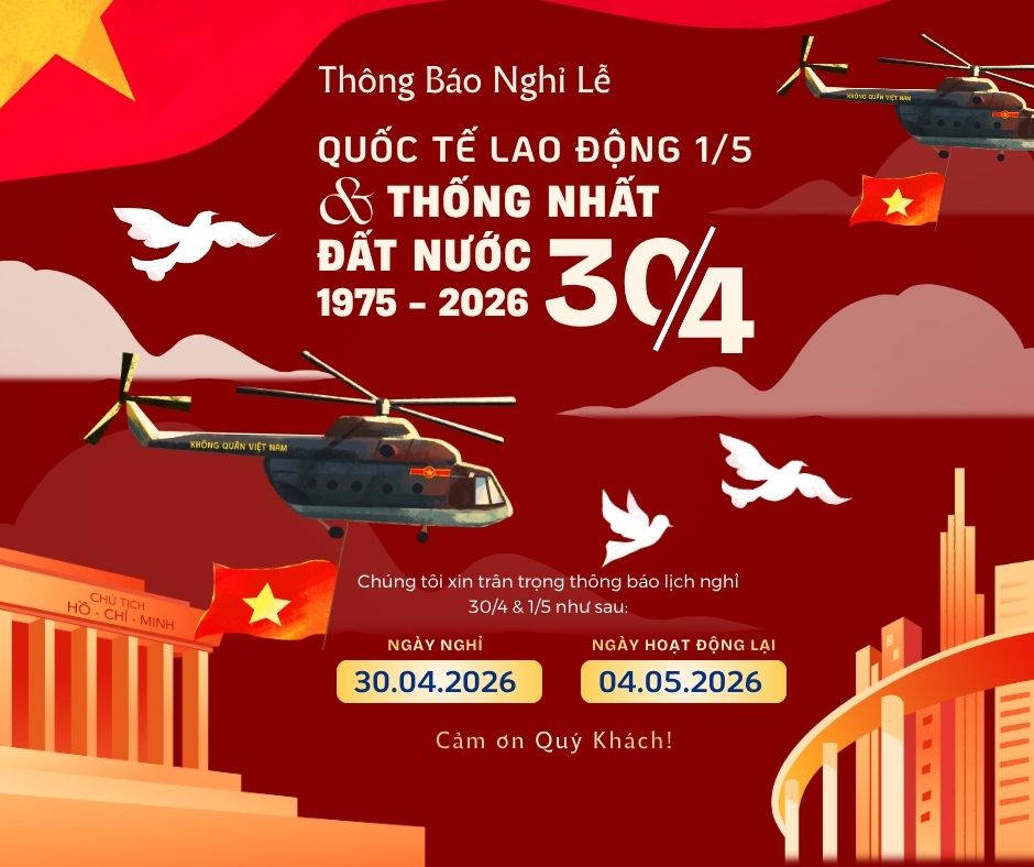 Mừng đại lễ 30/4 - 01/5