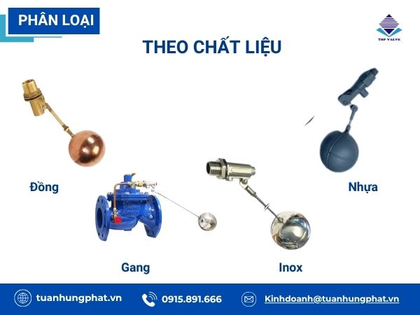 van phao bể nước