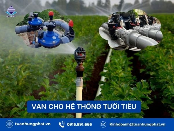 van cho hệ thống tưới tiêu