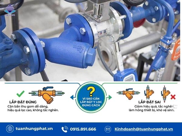 cách lắp đặt lọc y