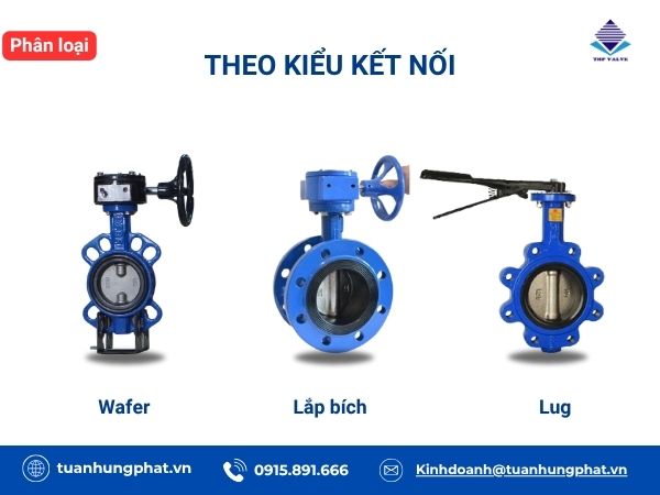 Các loại van bướm phổ biến