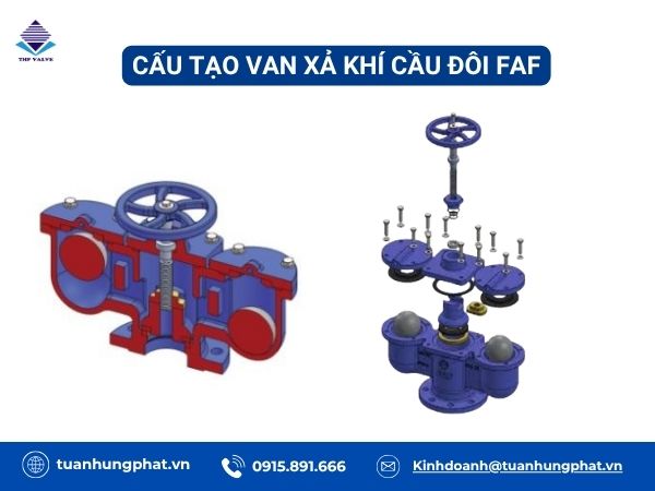 Van xả khí cầu đôi FAF