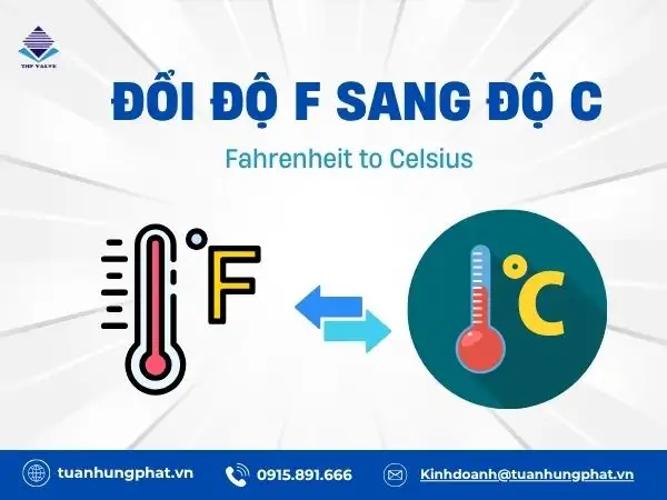 Đổi độ F sang độ C – Công thức & bảng quy đổi chính xác nhất