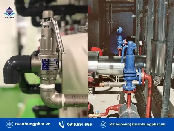 Ứng dụng van an toàn nồi hơi trong công nghiệp