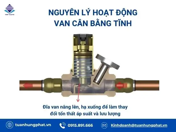 Nguyên lý hoạt động van cân bằng tĩnh