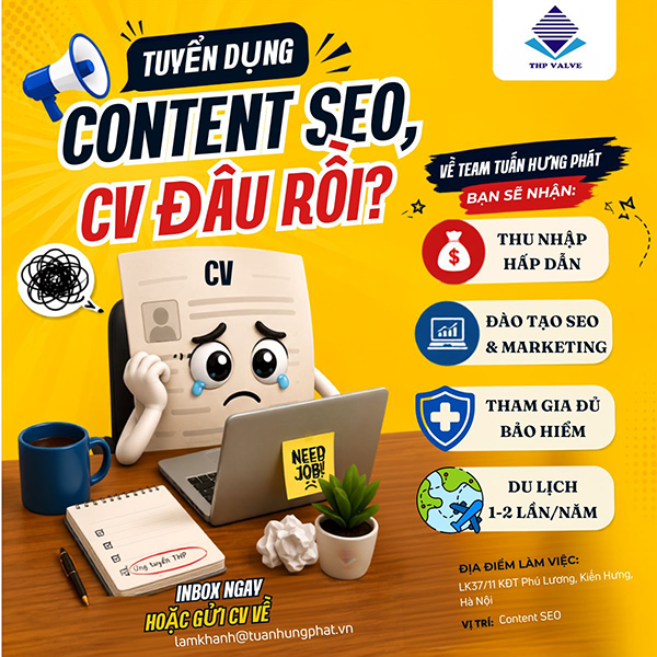 TUYỂN DỤNG CONTENT SEO