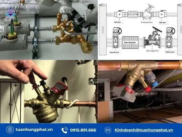 Ứng dụng van cân bằng tĩnh trong các hệ thống