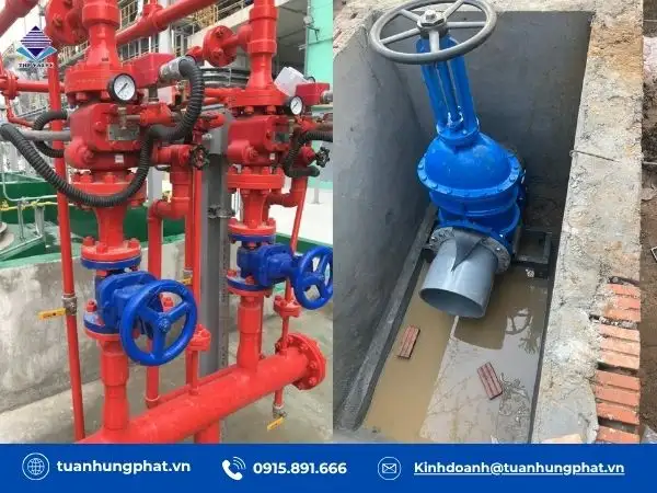 Ứng dụng thực tế van cổng trong hệ thống PCCC và cấp nước