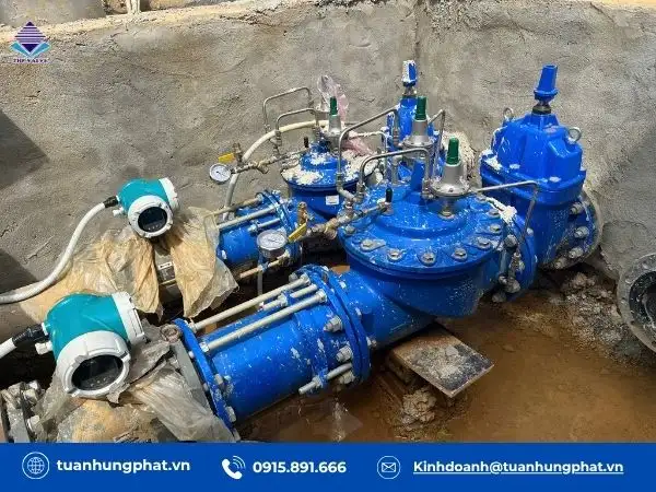 Ứng dụng thực tế của van giảm áp gián tiếp