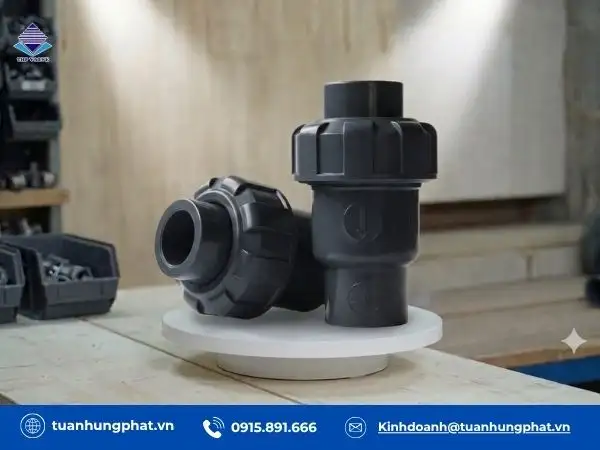 Van 1 chiều PVC rắc co