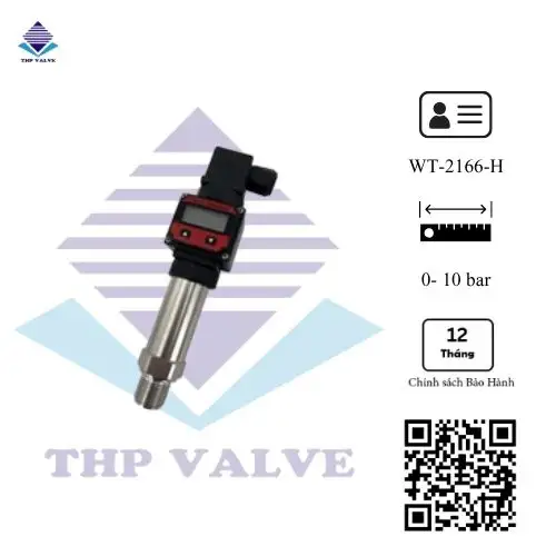 Cảm biến áp suất cỡ nhỏ có màn hình Woteck WT-2166-H