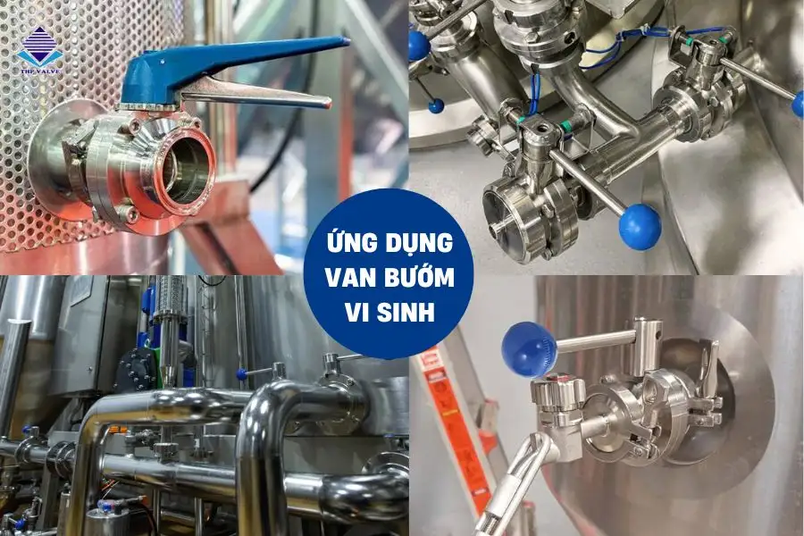Ứng dụng van bướm vi sinh trong các hệ thống