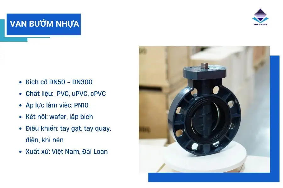 Van bướm nhựa