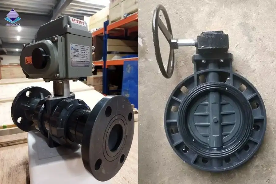 Van nhựa PVC