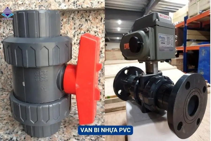 Van bi nhựa PVC