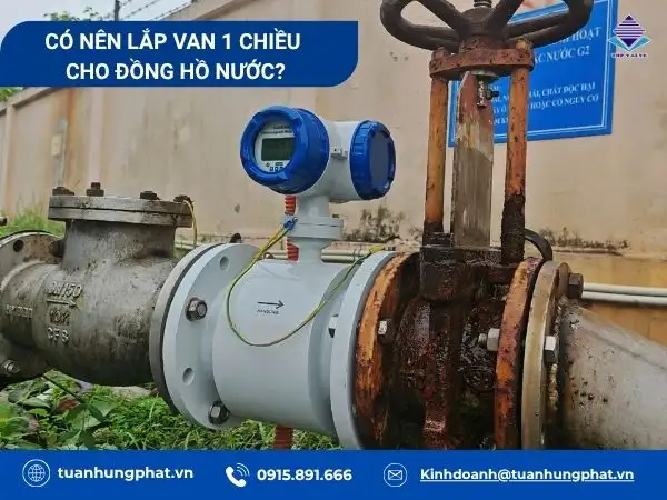 Có nên lắp van 1 chiều cho đồng hồ nước không?