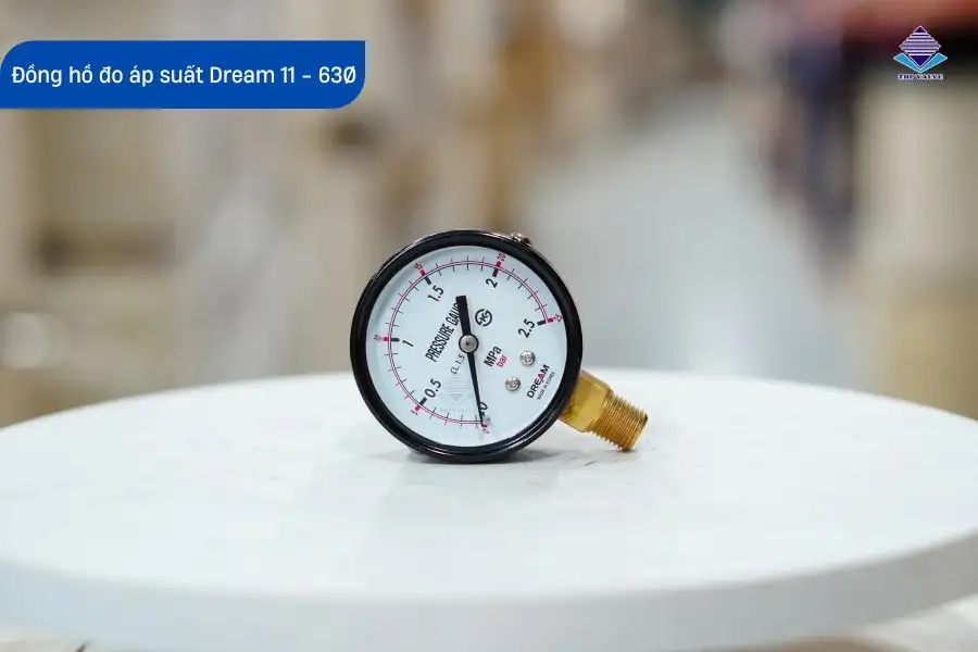 Đồng hồ đo áp suất Dream 11 63Ø