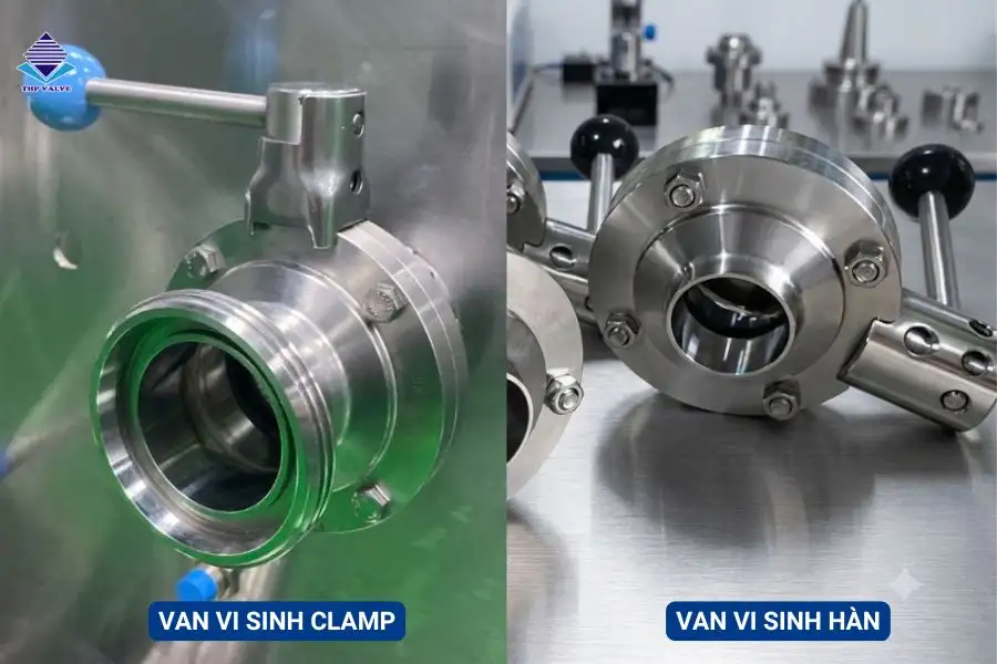 Van vi sinh clamp - Van vi sinh hàn