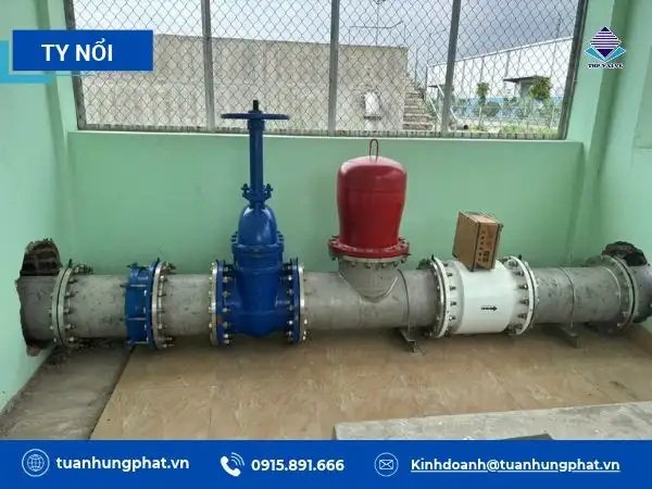 Van cổng ty nổi được ưu tiên lắp tại vị trí cần quan sát trạng thái, dễ tiếp cận