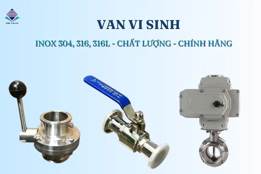 Van vi sinh inox chống ăn mòn tốt, bề mặt sáng bóng.